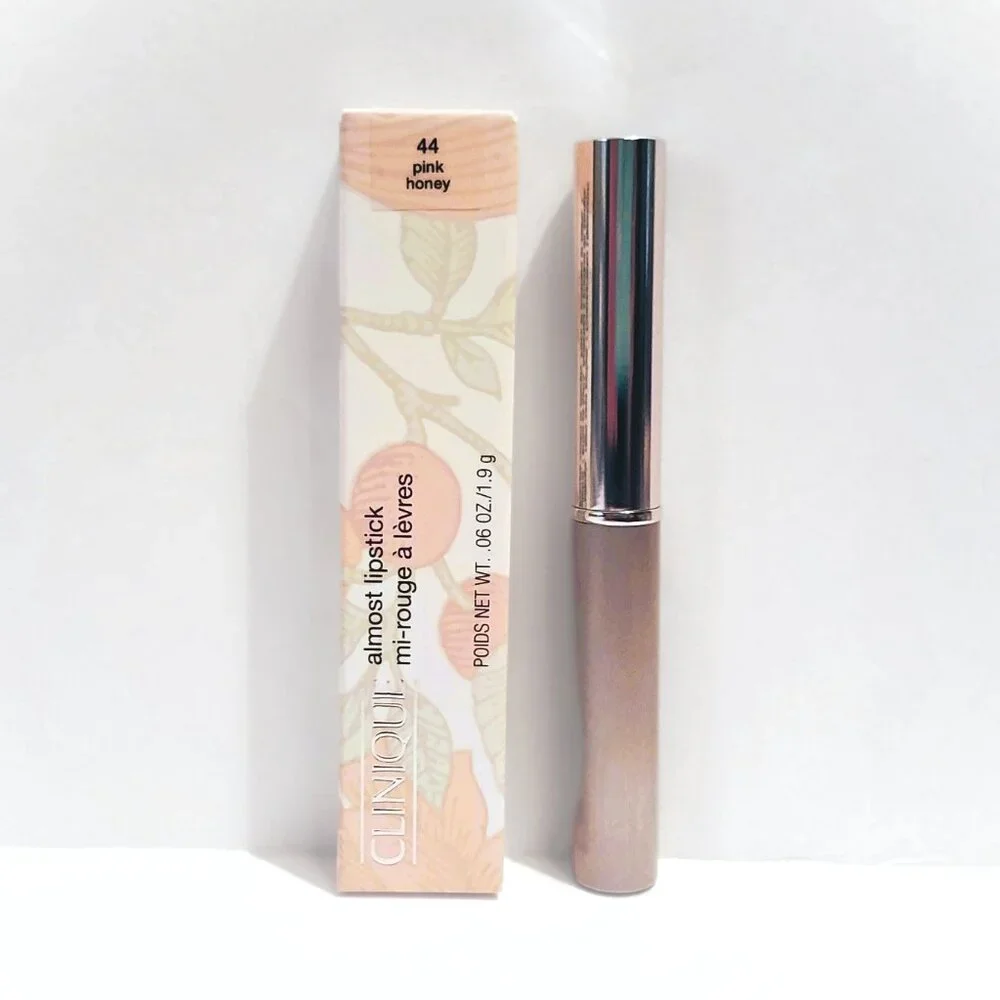 Bundle of 2 CLINIQUE Pink Honey Almost Lipstick Full Size New in Box